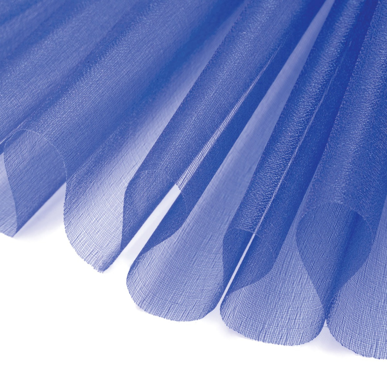 25m x 29cm Organza Sheer Roll - Royal Blue