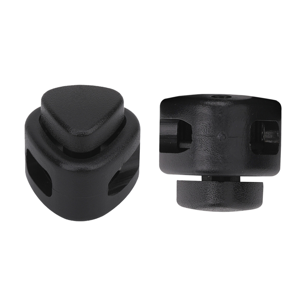 KAM Double Hole Spring Cord Toggle Stoppers - (Pack of 10)