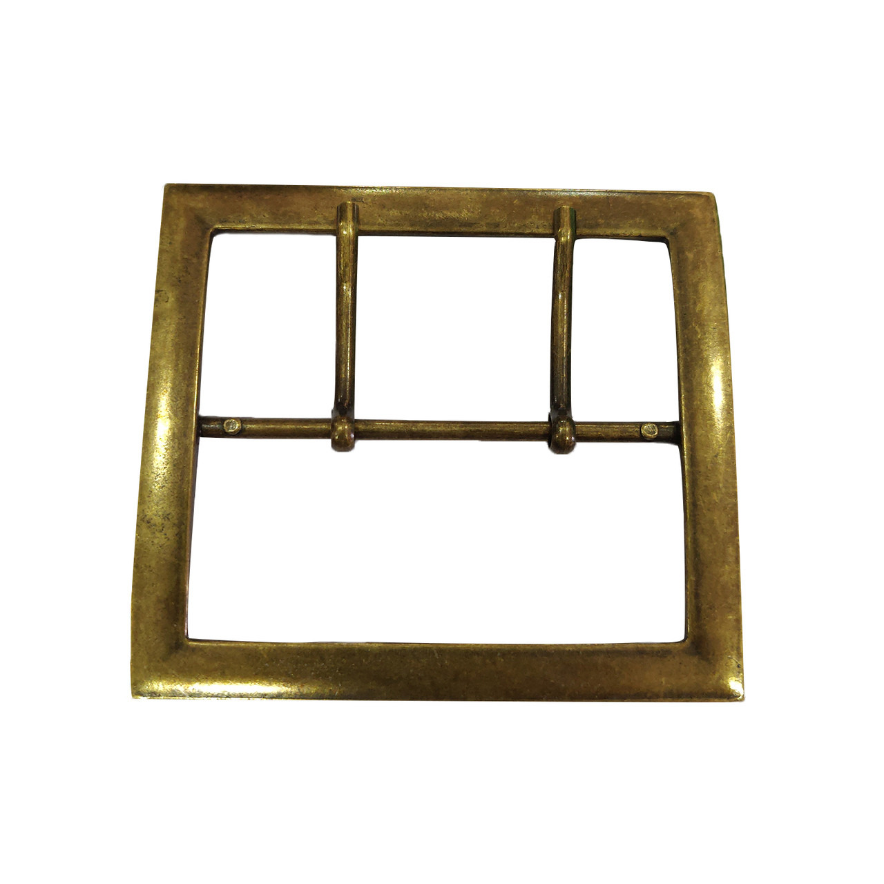 Brass Large Rectangle Belt Buckle - Trimming Shop