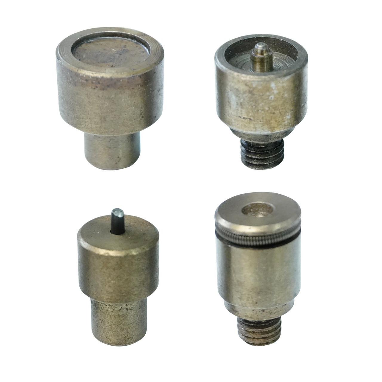 S Spring Press Studs Fixing Dies Set with Silver ZYT Table Top Plier