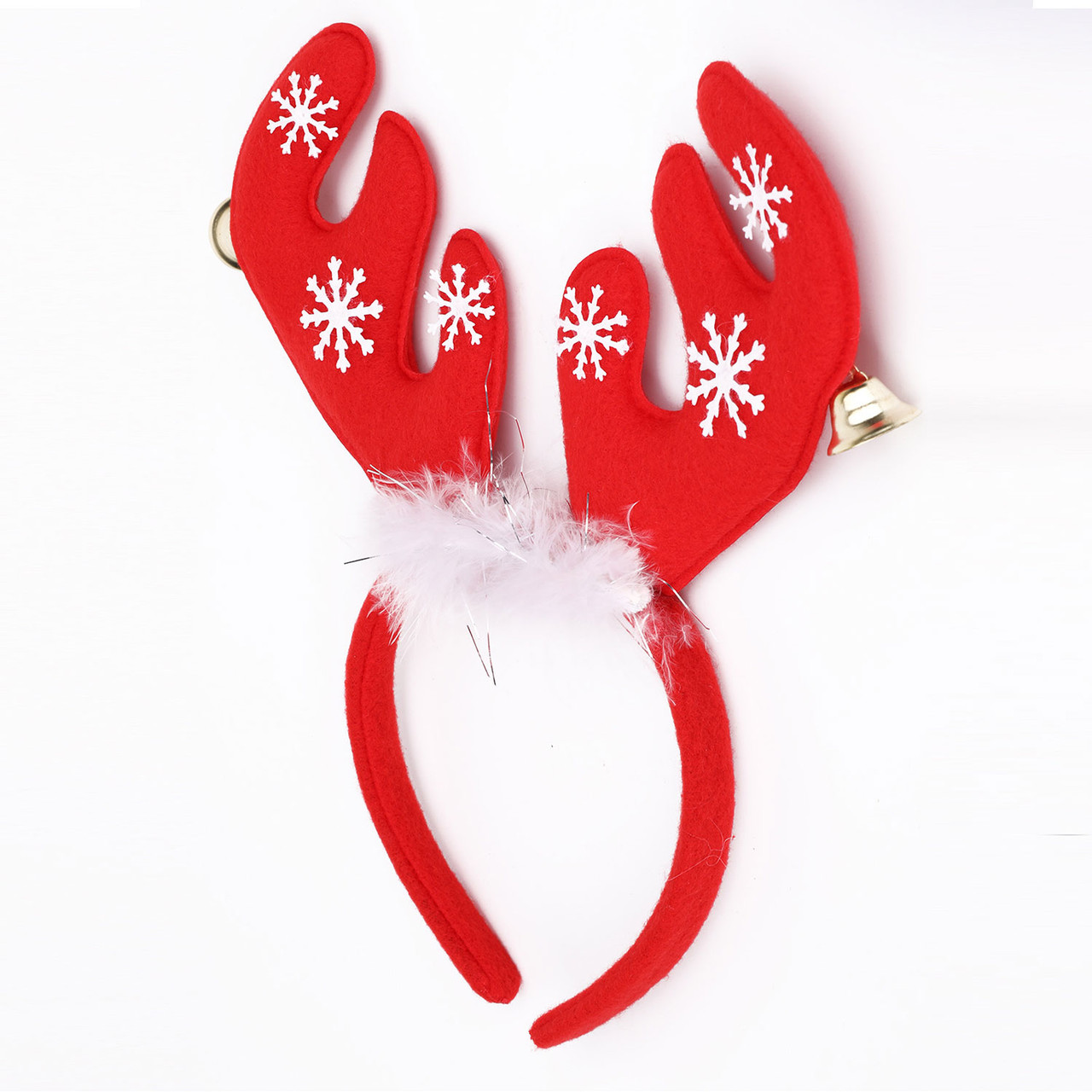 Reindeer Antlers Headband - Red