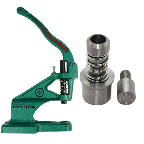 The Green Machine Hand Press® with Dome Studs Rivet Setting Die Set