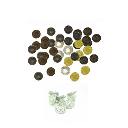 17mm Jeans Buttons (Pack of 50)