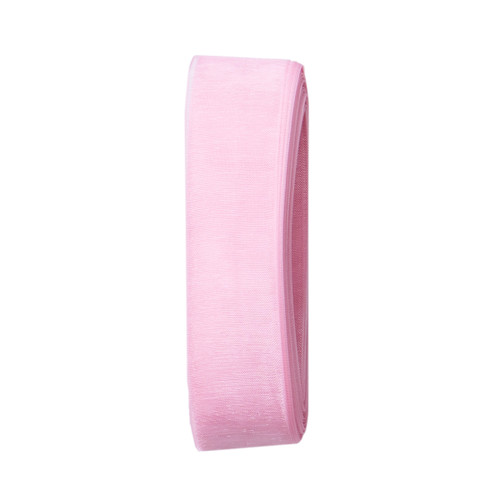 20m Organza Woven Edge Ribbon - Coral Pink