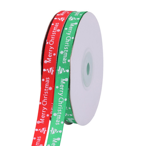 12 Rolls 120 Yards 3/8 Wide 3 Size Christmas Ribbon for Gifts Wrapping,  Holiday Print Xmas Grosgrain Organza Satin Ribbon, Metallic Glitter Fabric