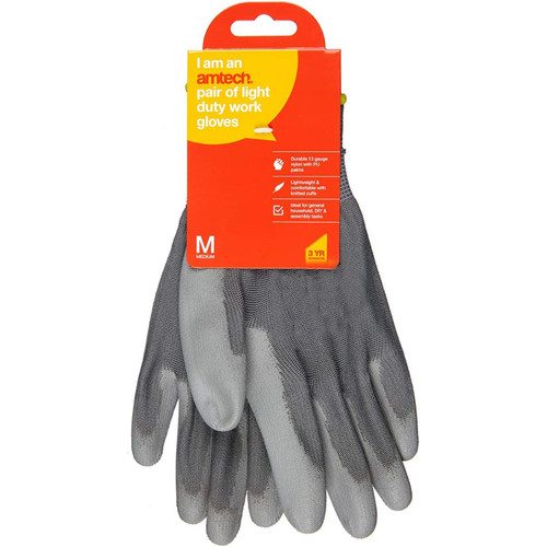 Amtech N2452 Light Duty PU Coated Work Gloves