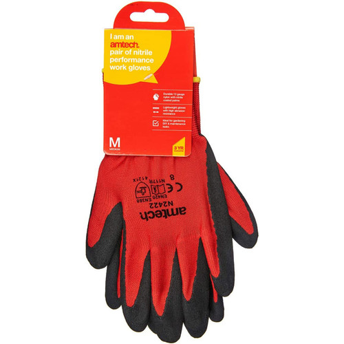 Amtech N2422 Nitrile Performance Work Gloves