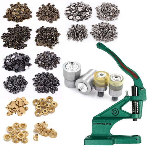 The Green Machine Hand Press® with Press Studs and Fixing Dies Set
