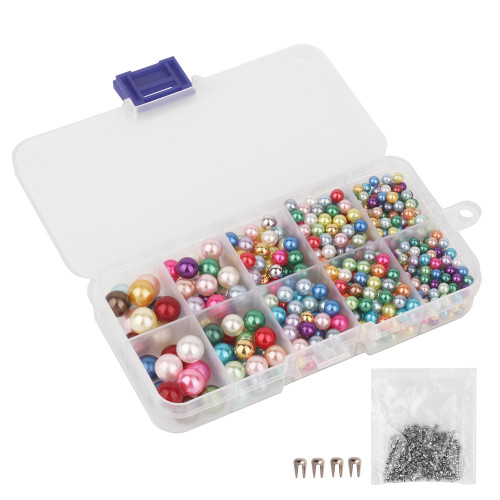 Plastic Pearl Beads for Bags and Shoe Trims, & Garments Art