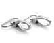 Swivel Clasp Snap Hooks with Rounded Rectangle Ring (Pack of 2)