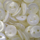 11mm Round Plastic 2-Hole Buttons - (Pack of 100)