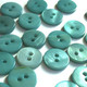 11mm Round Plastic 2-Hole Buttons - (Pack of 100)