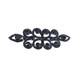 Sew-On Diamante Motif - 190mm x 75mm