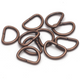 Non-Welded Metal D-Rings (Pack of 10)