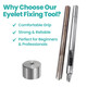 3-Part Eyelet Fixing and Hole Punch Hand Tool Set