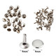 Silver Single Cap Tubular Rivets (Pack of 100)