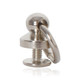 Brass Chicago Screw Dome Head Rivet with O Ring