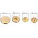 4-Part S Spring Press Studs