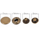 4-Part S Spring Press Studs