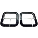 72mm Square PVC Covered Buckle with Bar - (Pack of 2)