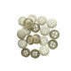 Round 4-Hole Buttons (Pack of 10) - Ivory