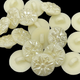 15mm Plastic Shank Buttons (Pack of 10) - Ivory