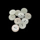 Round Plastic Buttons, Cream - (Pack of 10)