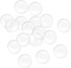 4-Hole Plastic Buttons - Clear