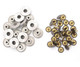 17mm Jeans Buttons with Fixing Hand Tool (Pack of 10)