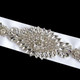 Diamante Motif on White Ribbon