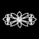 Sew-On Diamante Motif - 100mm x 50mm - Silver
