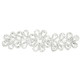 Sew-On Diamante Motif - 170mm x 50mm - Silver