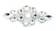Iron-On Clear Diamante with Leaves Design Motif
