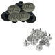 17mm Wire-Design Jeans Buttons (Pack of 10)