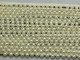 2m x 30mm Lace Embroidery Trim with Pearls - Ivory