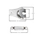 9mm Trouser Hook and Bar Fasteners - Silver