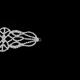 Diamante Motif - B006 - 130mm x 55mm