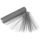 25m x 29cm Organza Sheer Roll - Dark Silver