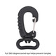 KAM Webbing Plastic Swivel Snap Hook (Pack of 10)