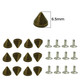 6.5mm Spike Cone Punk Pin Studs (Pack of 100)