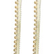 Ivory Pearl Beaded Embellishing Lace - 1M