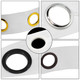 40mm Plastic Curtain Eyelets With Curtain Tape