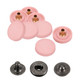 15mm S Spring Press Studs With Gunmetal Back Snaps With OR Without Hand Tool