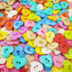 15mm Heart Shape Buttons (Pack of 100)