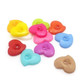 15mm Heart Shape Buttons (Pack of 100)