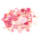 Pink Buttons in Mixed Sizes - 100g Bag