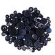 Navy Buttons in Mixed Sizes - 100g Bag