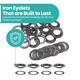 Iron Eyelets with Washers