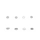 Silver Jersey  Snap Poppers (Pack of 50)