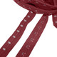 27mm Hook And Eye Tape - Burgundy